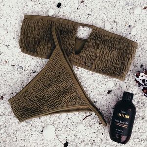 Lahana swim MILANI bikini set in Khaki